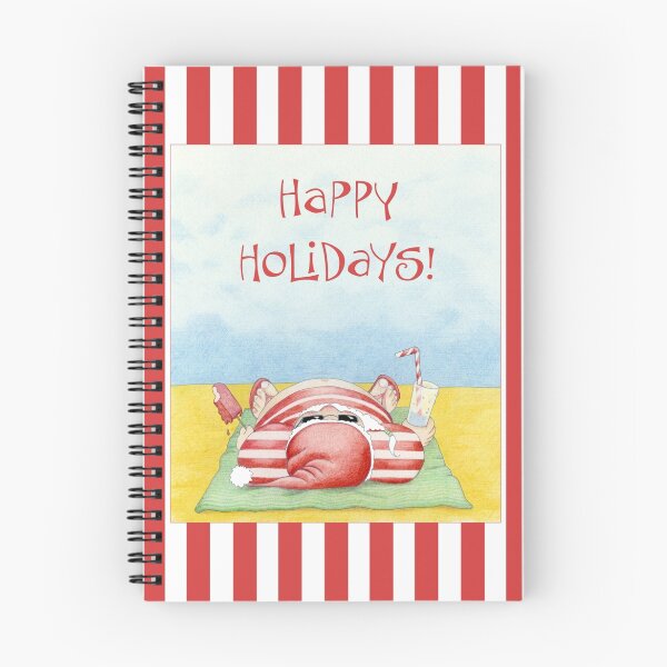 Item preview, Santa in the Sand Stripes designed and sold by mrana.