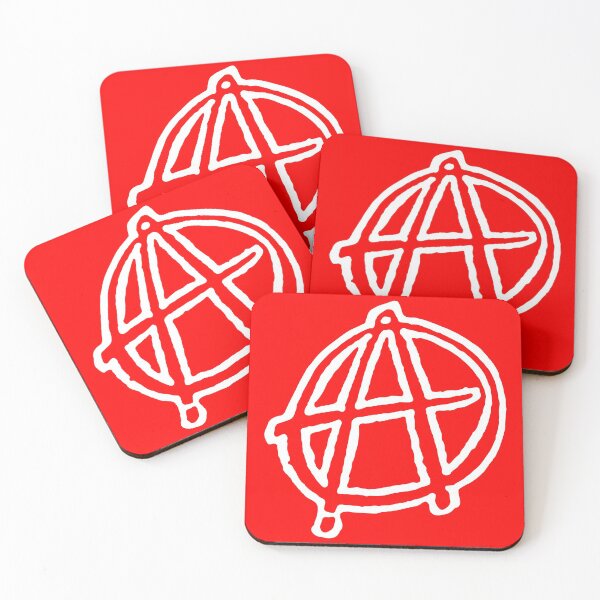 Item preview, White anarchy A with circle designed and sold by Dator.