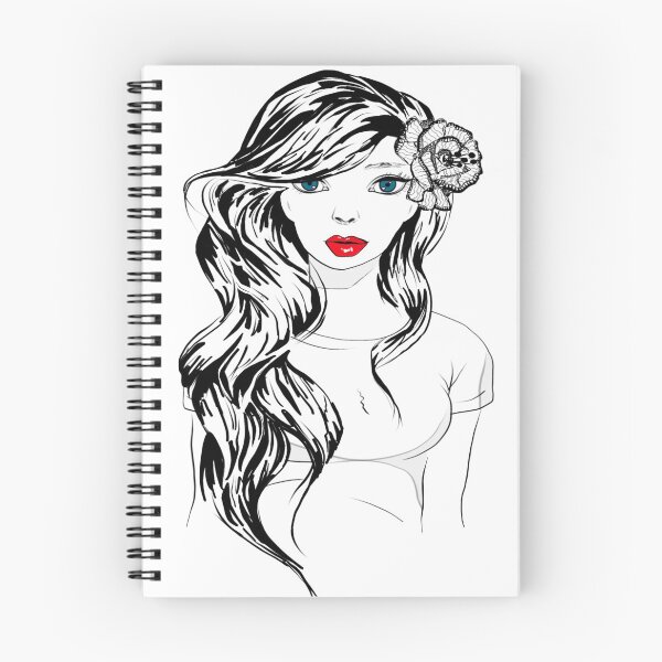 Item preview, Ella LineArt designed and sold by BrushAddict Studio.