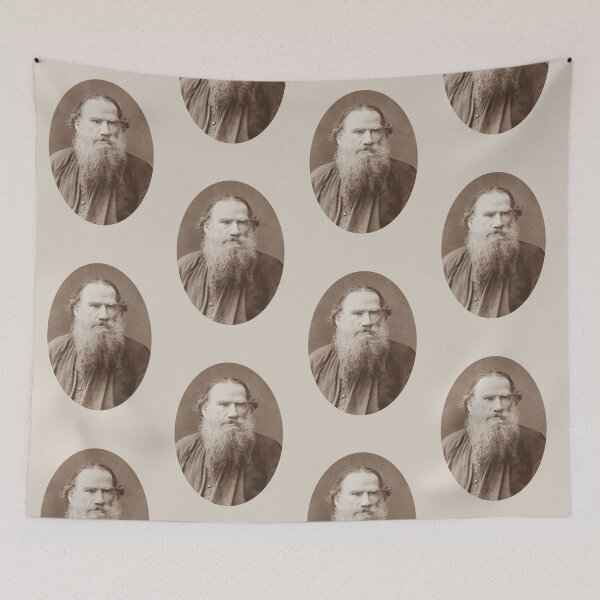 Item preview, Leo Tolstoy Portrait - Circa 1883 designed and sold by warishellstore.