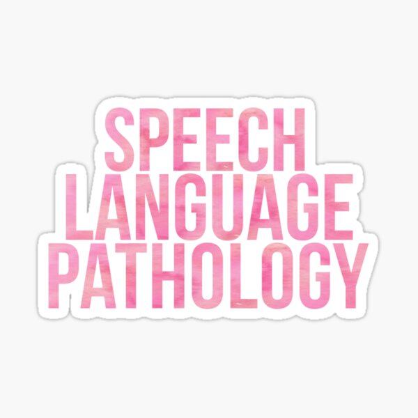 Speech Language Pathologist Mask Sticker For Sale By Evystickersx Redbubble