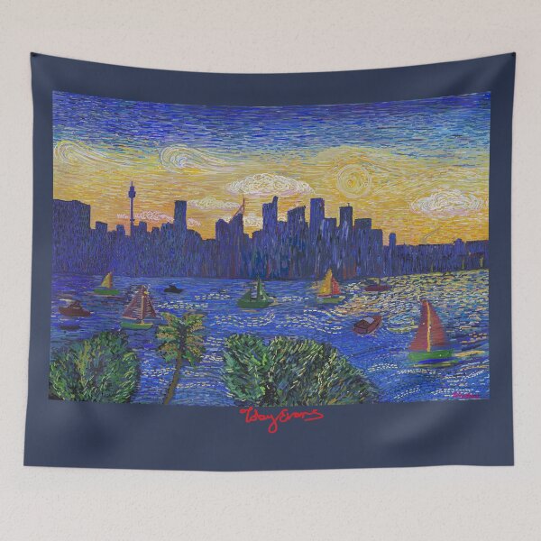 Item preview, Darling Point View of Sydney City designed and sold by Toby Evans.