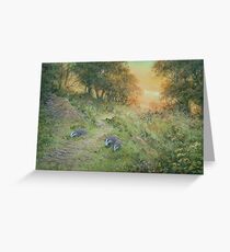 Badger Lane Greeting Card