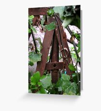 Letter A Greeting Card