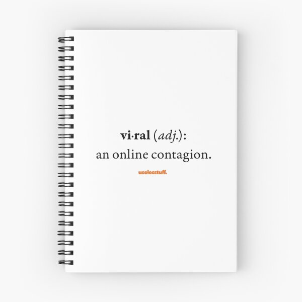 Item preview, 16883-01-BLT – Uselesstuff® Dictionary – Viral – Contagion (Black) designed and sold by Uselesstuff.
