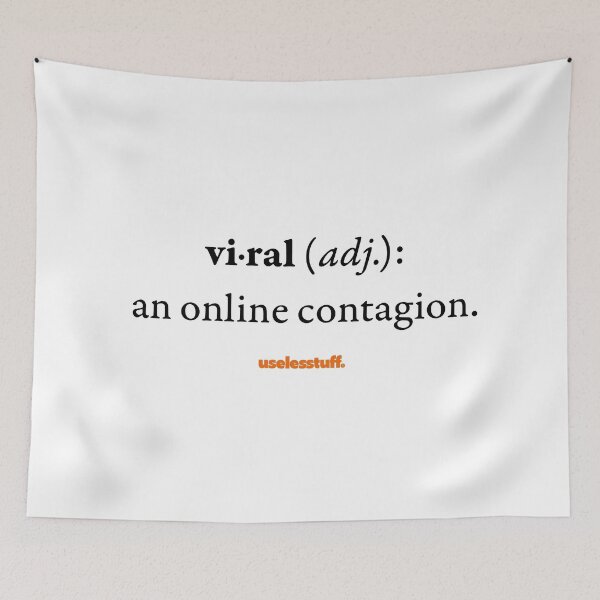 Item preview, 16883-01-BLT - Diccionario Uselesstuff® - Viral - Contagio (Negro) designed and sold by Uselesstuff.