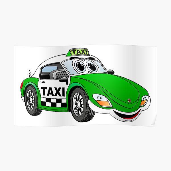 Pósters: Animados De Taxi | Redbubble