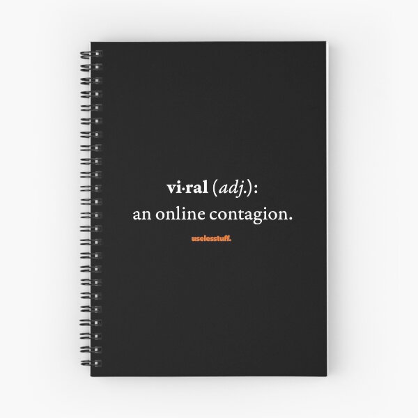 Item preview, 16883-01-BDK – Uselesstuff® Dictionary – Viral – Contagion (White) designed and sold by Uselesstuff.