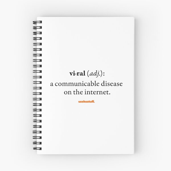 Item preview, 16883-02-BLT – Uselesstuff® Dictionary – Viral – Disease (Black) designed and sold by Uselesstuff.