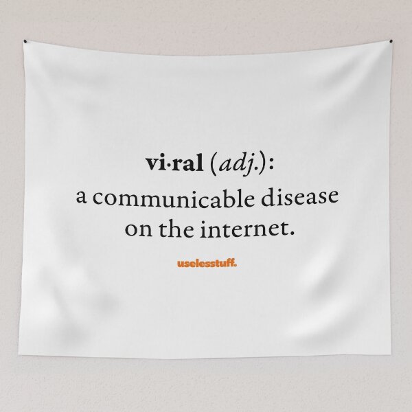 Item preview, 16883-02-BLT – Uselesstuff® Dictionary – Viral – Disease (Black) designed and sold by Uselesstuff.