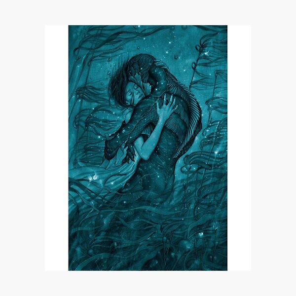 Item preview, Shape of Water Poster designed and sold by SaucyTaco.