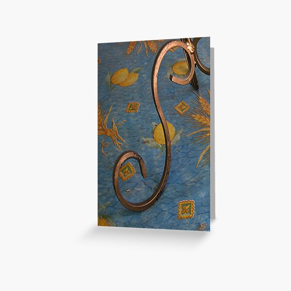 Letter S Greeting Card