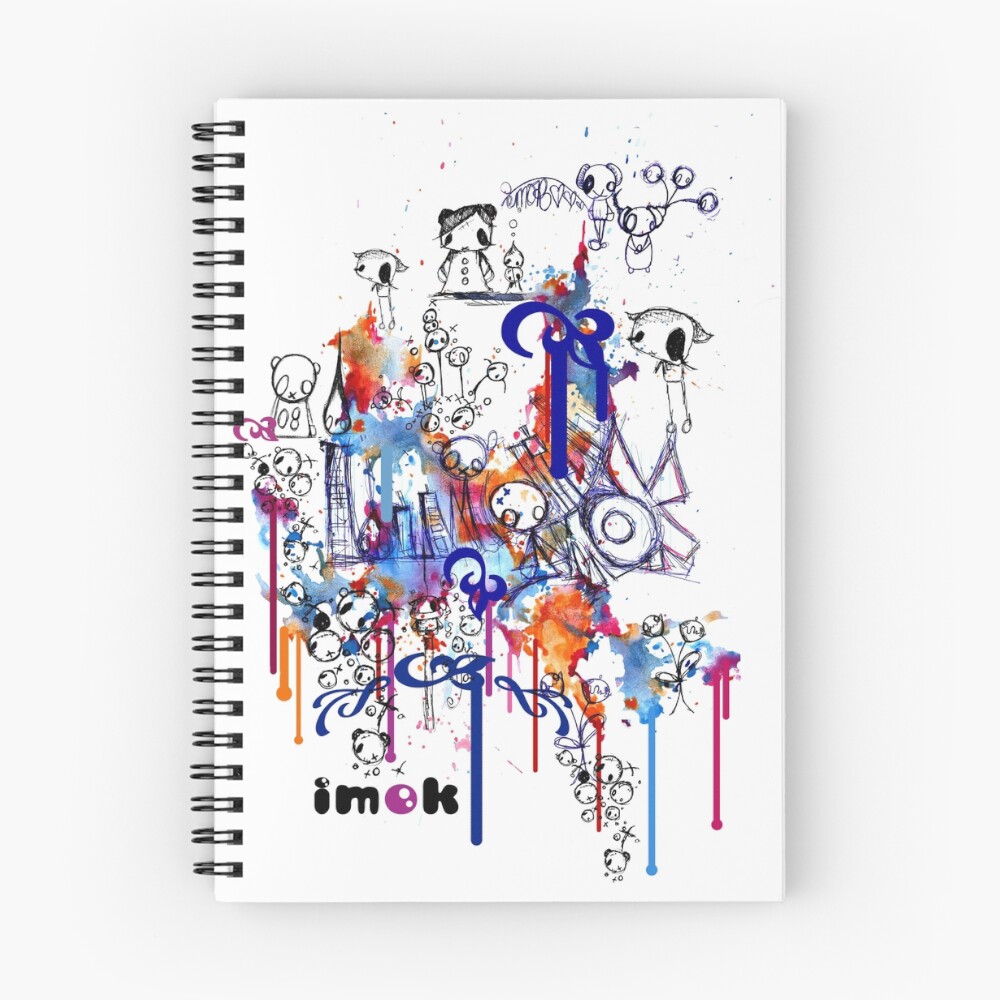 Item preview, Spiral Notebook designed and sold by Imok.
