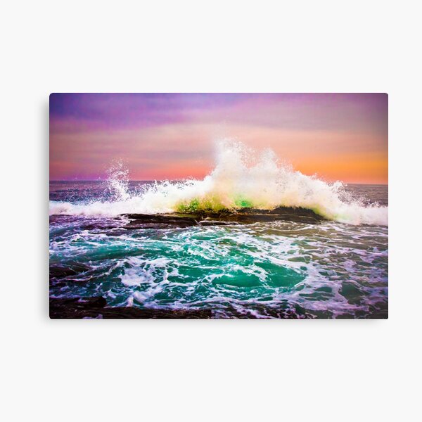 Ocean Skittles Metal Print