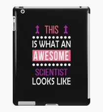 Scientist Awesome Looks Funny Birthday Christmas iPad Case/Skin