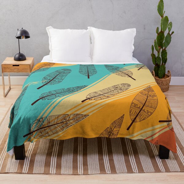 Item preview, Boho Style Design Feather Pattern designed and sold by FotoArtist.