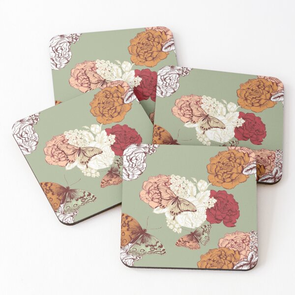 Item preview, Roses and Butterflies Floral designed and sold by FotoArtist.