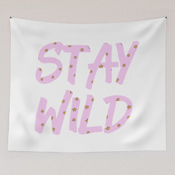 Item preview, stay wild designed and sold by stickersbycare.