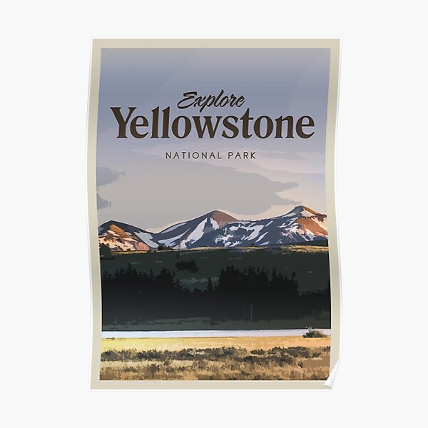 Yellowstone National Park Poster