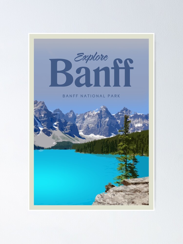 Alternate view of Banff National Park Poster