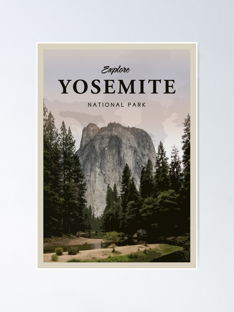 Alternate view of Yosemite National Park Poster