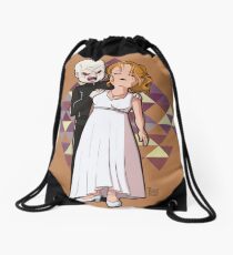 Buffy vs The Master Drawstring Bag