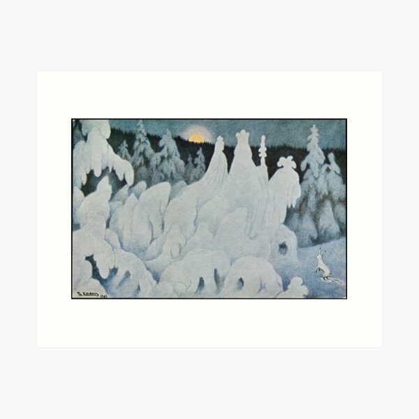 Vintereventyr (Kittelsen) Art Print