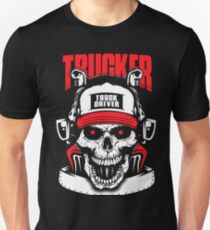 Camiseta ajustada Camionero camionero camionero