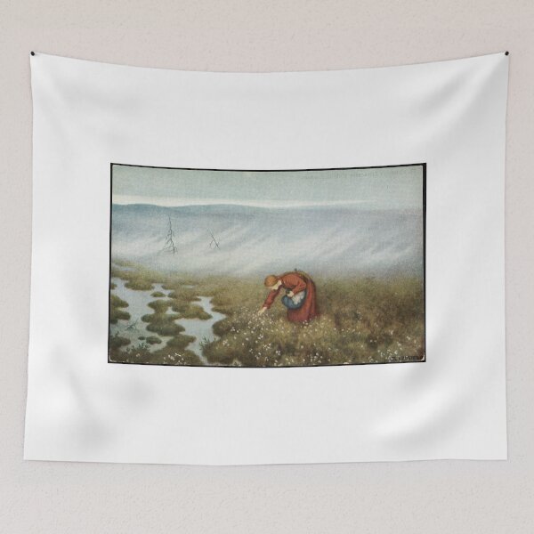 Item preview, Prinsessen plukker myrdun (Kittelsen) designed and sold by ArtHistorical.