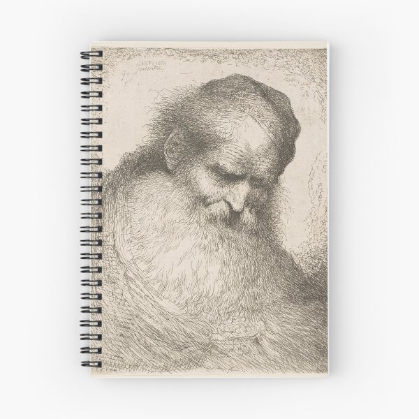 Item preview, A bearded man wearing a cap looking down to the right, from the series 'Heads in Oriental Headdress' designed and sold by guagamela617.