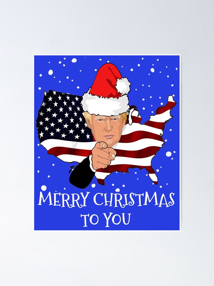 donald trump christmas hat
