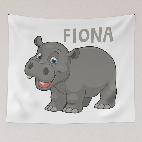 Item preview, Fiona The Hippo designed and sold by ExactPossibly.