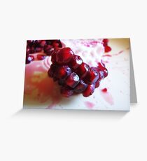Edible Garnets Greeting Card