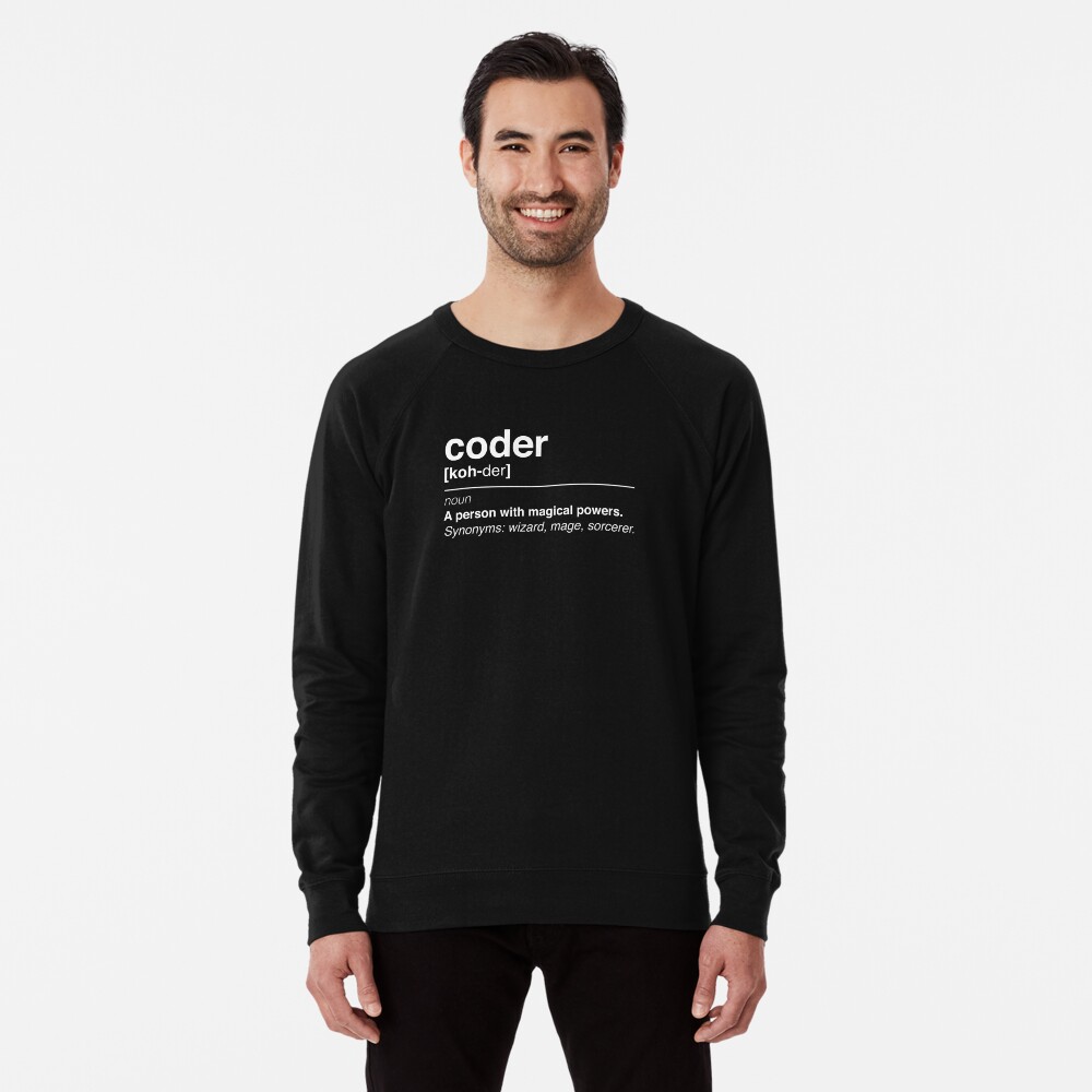 Item preview, Lightweight Sweatshirt designed and sold by KeepOnCoding.