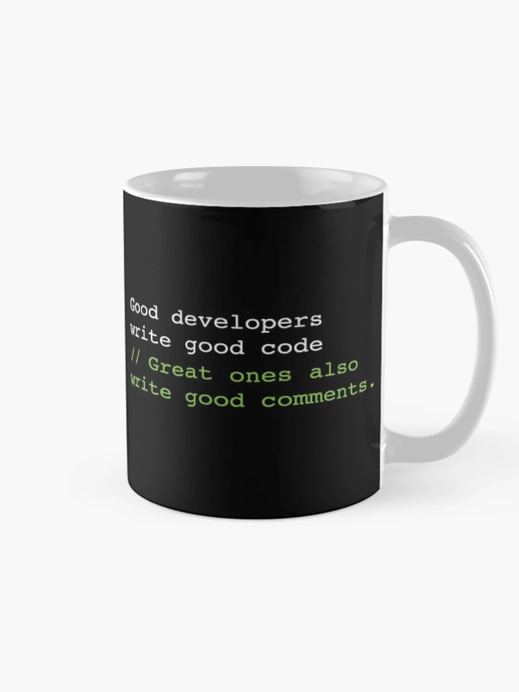 Thumbnail 3 of 6, Coffee Mug, Good Devs Write Good Code designed and sold by KeepOnCoding.