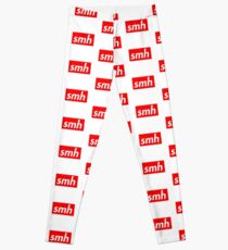 smh - funny box logo meme Tshirt Leggings