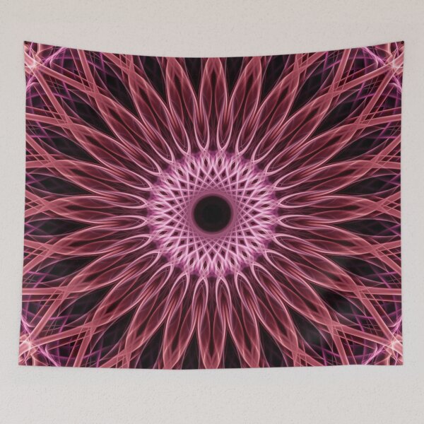 Item preview, Flower pink and red mandala designed and sold by JBlaminsky.