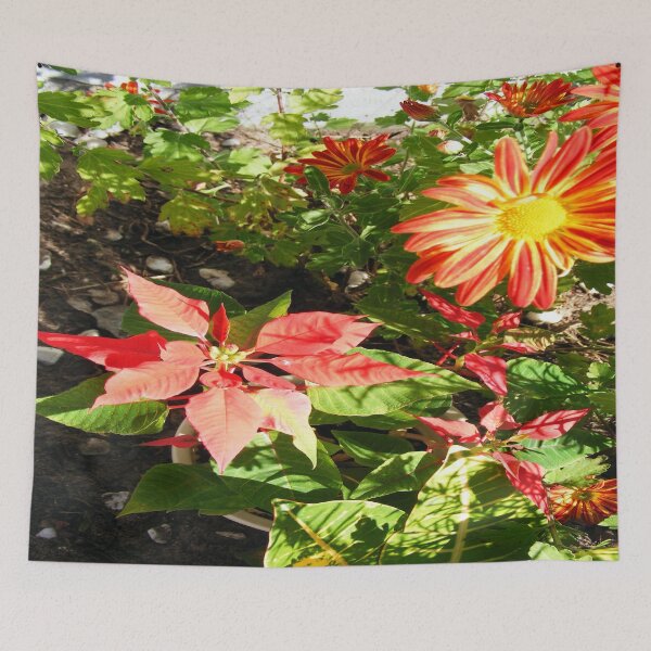 Item preview, Pointsettias + Mums designed and sold by kristalcurt.