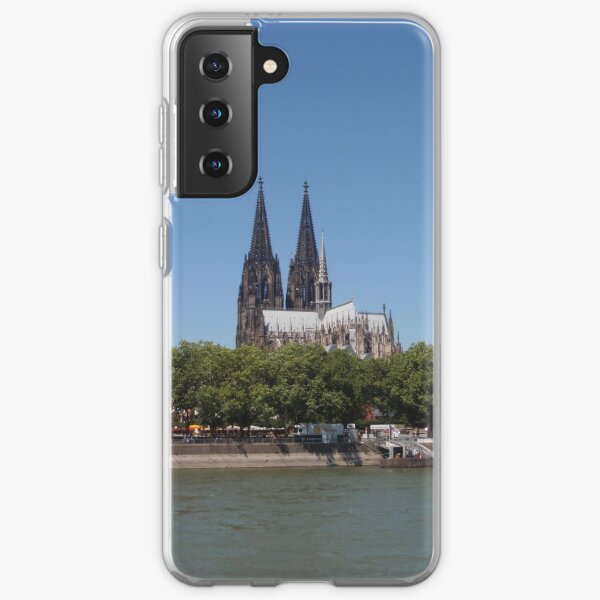 Cologne Cathedral From The Rhine Samsung Galaxy Soft Case