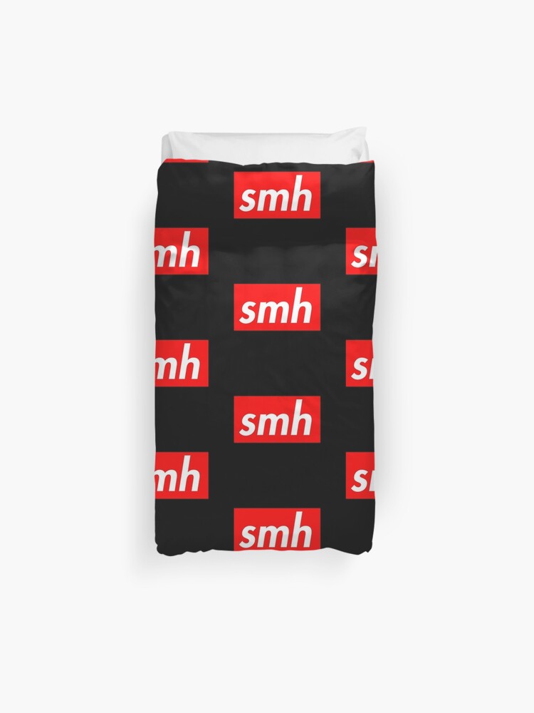 Smh Shaking My Head The Most Popular Text Acronym Duvet Cover
