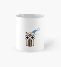 Owls under colourful hats pattern 4 Mug