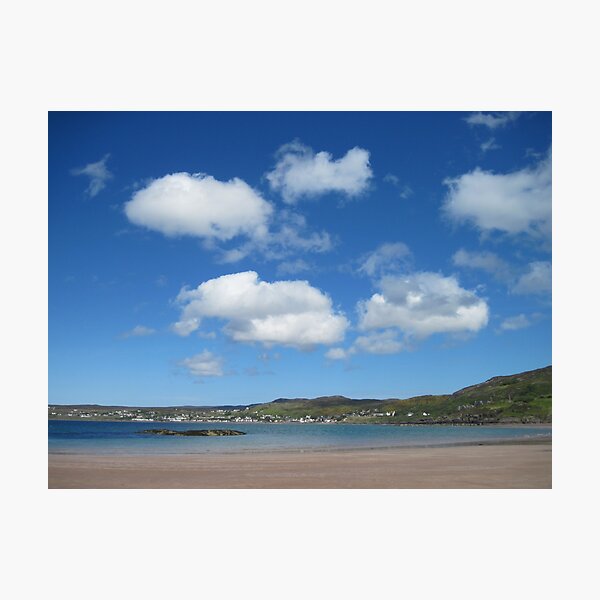Gairloch from the beach Photographic Print