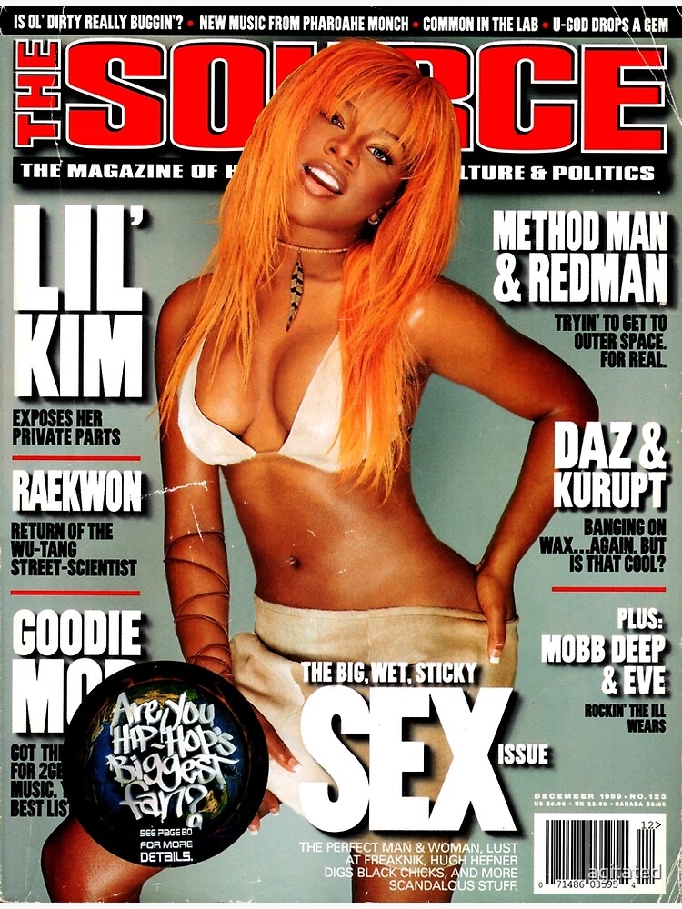 Lil Kim Cover Art Print By Agitated Redbubble