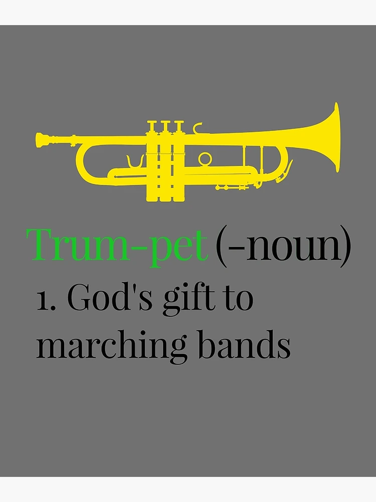 Funny Trumpet design Brass Horn Marching Band' Men's Premium Tank