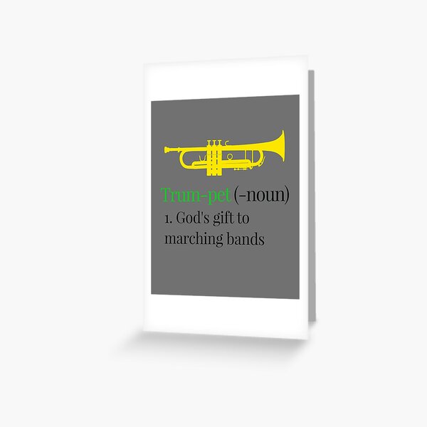 Item preview, Funny definition of trumpet, trumpet player gift, God’s gift to marching band designed and sold by HEJAshirts.