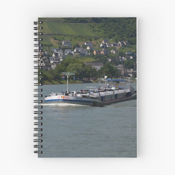 Item preview, Barge Atlas Off Oberwesel designed and sold by Malcolm Snook.