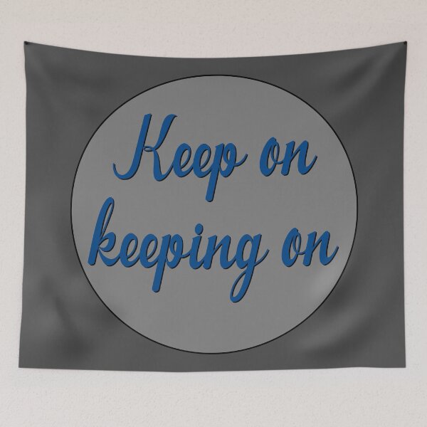Item preview, keep on motivational deep quotes sticker designed and sold by untagged-shop.
