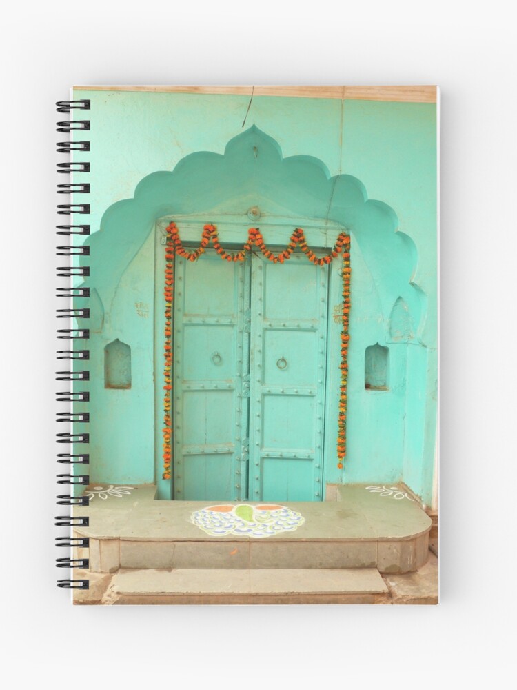 Welcoming Decoration For Diwali Spiral Notebook By Lidiya Redbubble