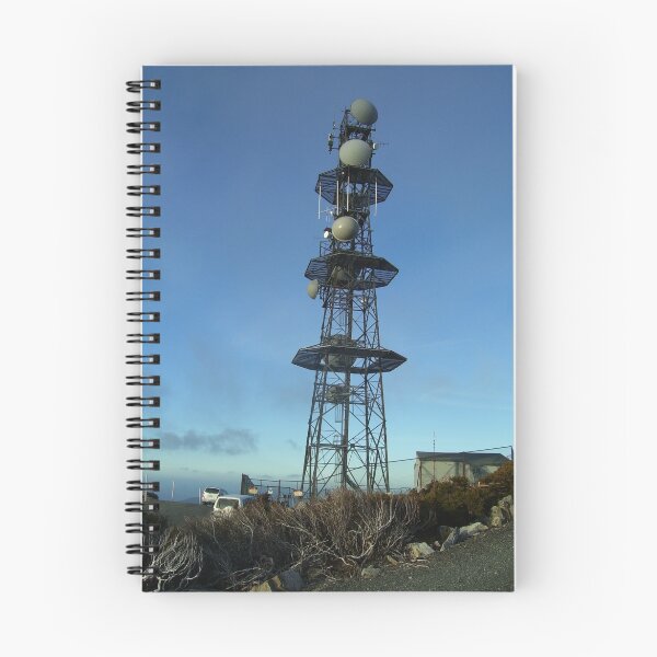 Item preview, tower on Mt Read - dangerous tower in winter with ice daggers dropping down designed and sold by Gaylene Norton.