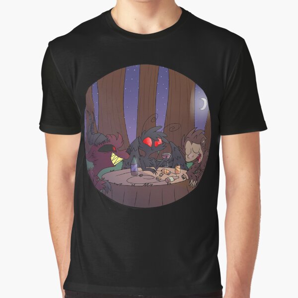 three spooky monsters hanging out Graphic T-Shirt